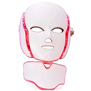 7 colors Electric Anti-Aging LED Mask Facial and neck Whitening Instruments
