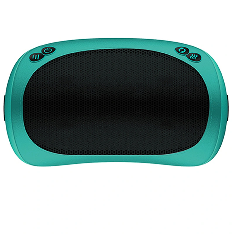 2018 FDA Approval New Design Shiatsu Neck Massage Pillow with Heat Kneading Rechargeable Wireless Massager for Car Home & Office