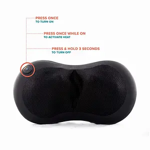 FDA Approval Amazon Hot Sale Massage Pillow Pain Relief Electric Massage Pillow Shiatsu Back Massager Neck Massage Pillow