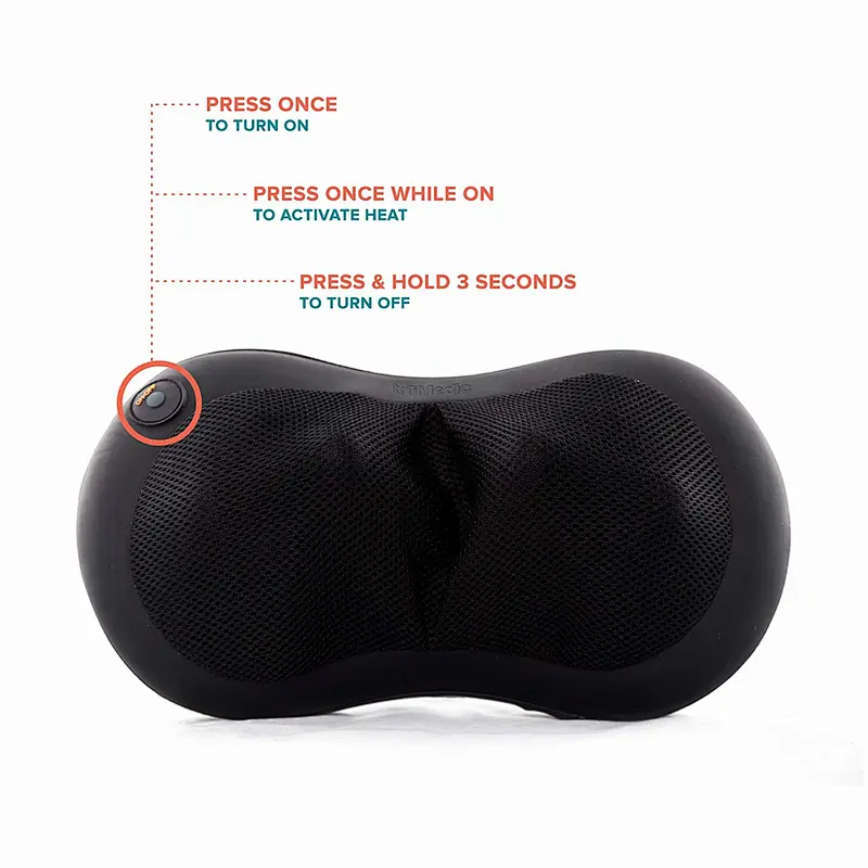 FDA Approval Amazon Hot Sale Massage Pillow Pain Relief Electric Massage Pillow Shiatsu Back Massager Neck Massage Pillow