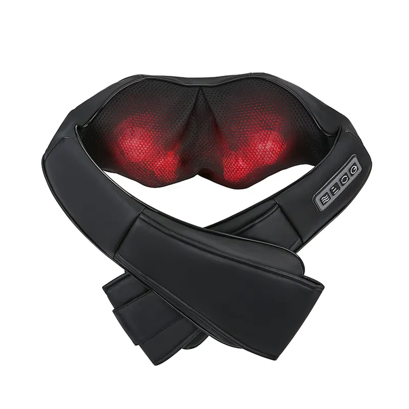 FDA CE RoHS Approval Electric Neck Shoulder Massager Shiatsu Neck Shoulder Massager Portable Shoulder Massager for Muscle Pain Relief