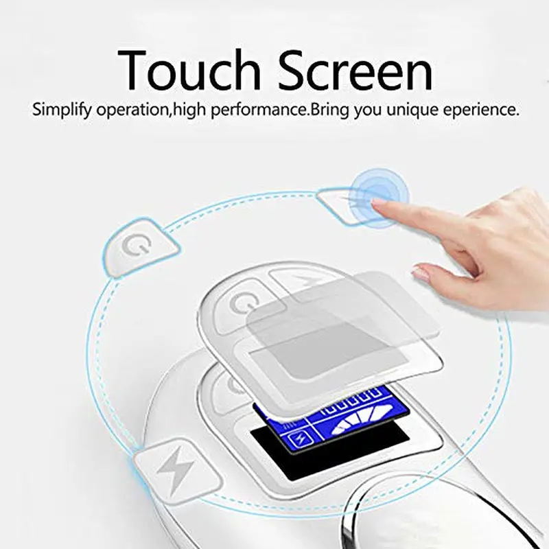 IPL Hair Removal Permanent Hair Removal 400000 Flashes LCD Screen with Goggles for Home Use Painless Hair Removal