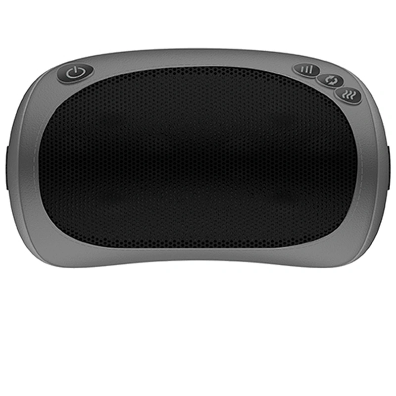 2018 FDA Approval New Design Shiatsu Neck Massage Pillow with Heat Kneading Rechargeable Wireless Massager for Car Home & Office