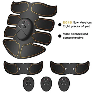 Wireless Electronic Muscle System Abdominal Toning Belt Muscle Stimulation Massager ABS EMS Toner Training Gear Fit For Body Arm