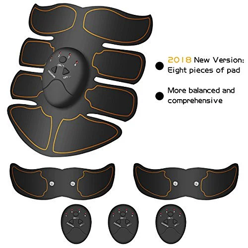 Wireless Electronic Muscle System Abdominal Toning Belt Muscle Stimulation Massager ABS EMS Toner Training Gear Fit For Body Arm
