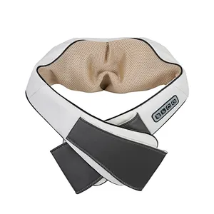 2019 OEM ODM New Best Neck Shoulder Heated Kneading Massager Belt Back Neck Shoulder Massage with CE & UL & KC Adapter
