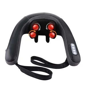 2018 OEM ODM New Best Neck Shoulder Massager Kneading Massager Heating Belt Back Neck Shoulder Massage with CE & UL & KC Adapter