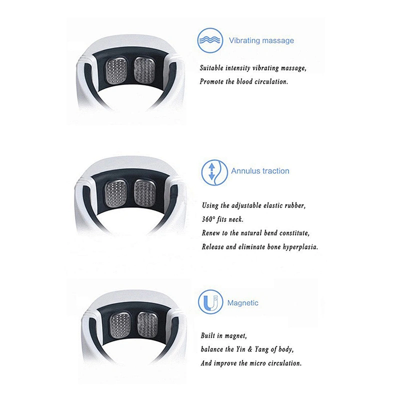 2018 Wireless Remote Control Mini Electric Neck Massager
