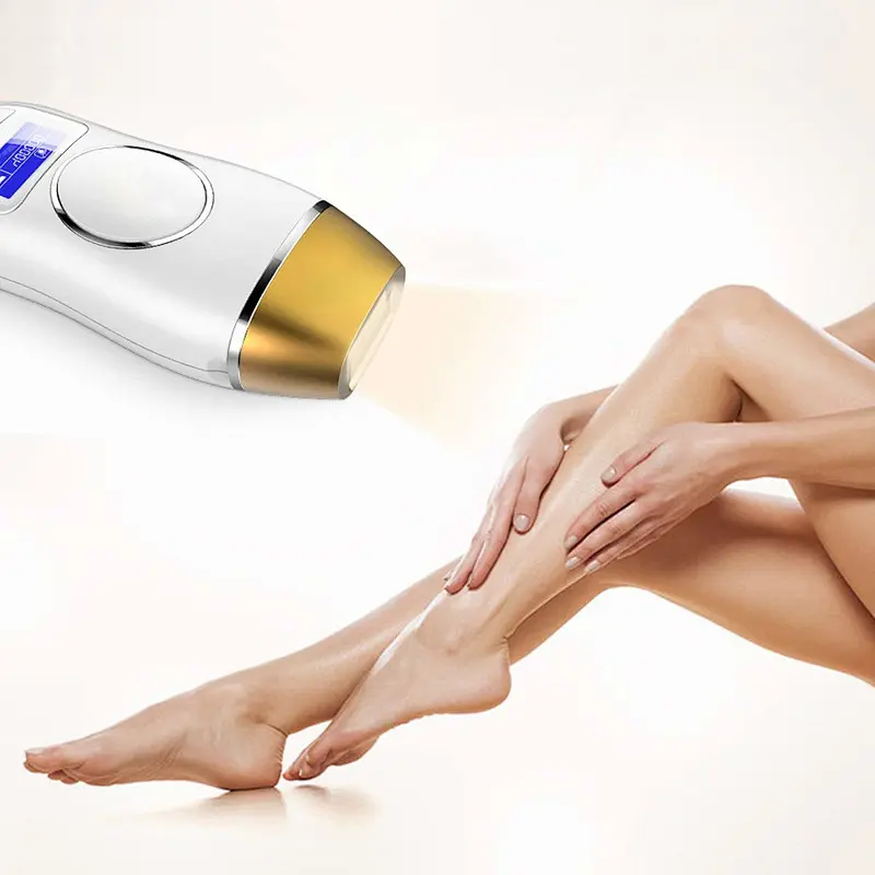 IPL Hair Removal Permanent Hair Removal 400000 Flashes LCD Screen with Goggles for Home Use Painless Hair Removal