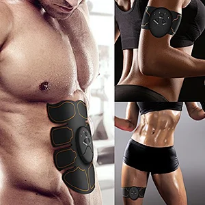 Wireless Electronic Muscle System Abdominal Toning Belt Muscle Stimulation Massager ABS EMS Toner Training Gear Fit For Body Arm