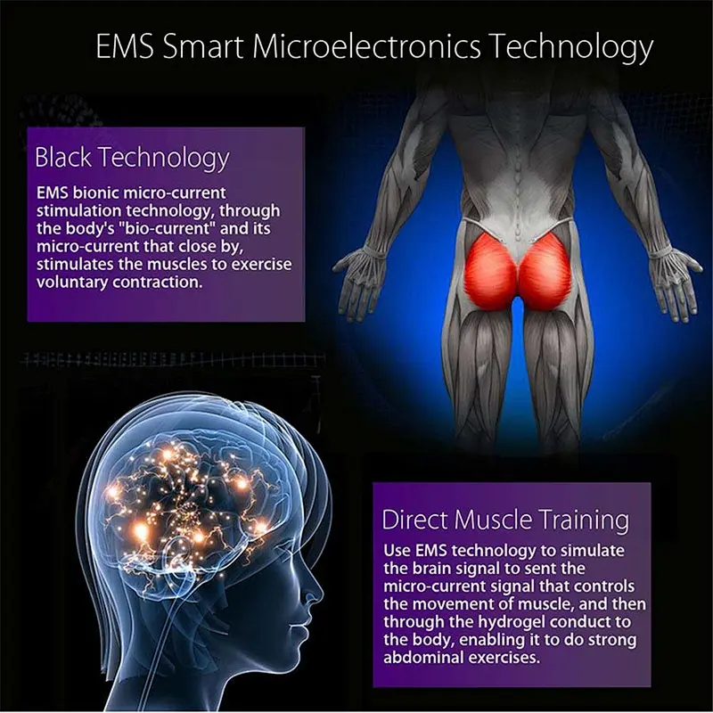 EMS Intelligent Hip Trainer Buttocks Lifting Waist Body Massage Machine For Muscles Fitness Accessories