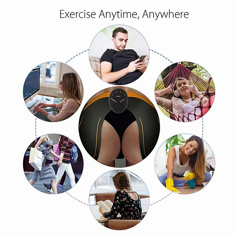 EMS Intelligent Hip Trainer Buttocks Lifting Waist Body Massage Machine For Muscles Fitness Accessories