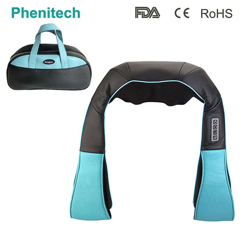 2018 OEM New Best Neck Shoulder Massager Heated Kneading Massager Belt Neck Shoulder Massage with CE & UL & KC Adapter