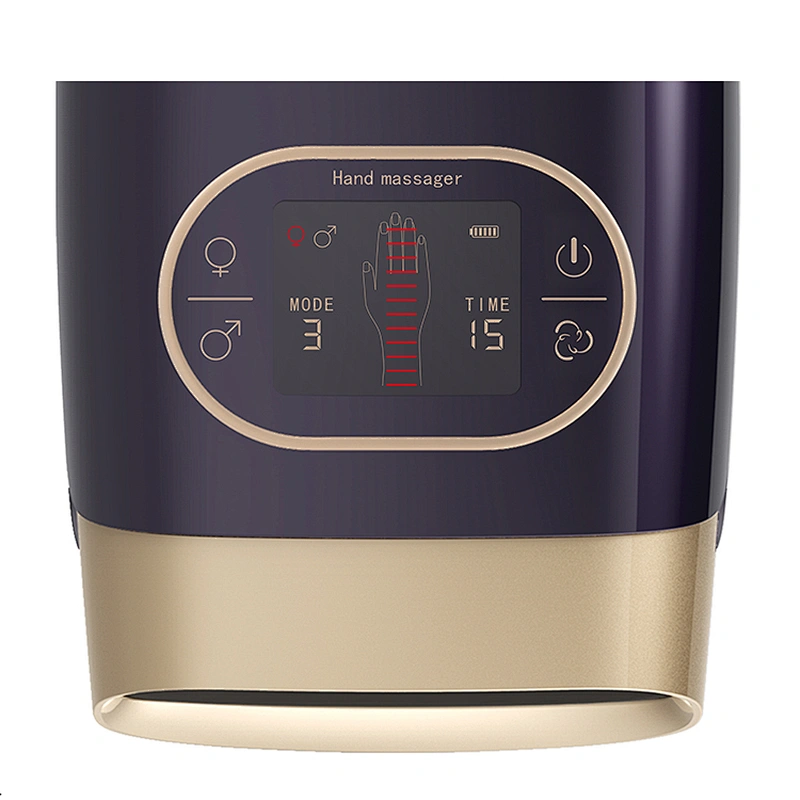 Electric Hand Palm Massager with Air Pressure and Heat Compression