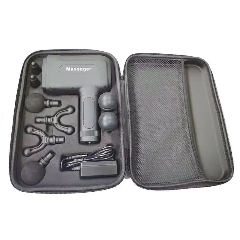 Phenitech New Double Heads Fascia Gun Musle Fascial Massage gun with Carry Case 10 Speed Levels Settings