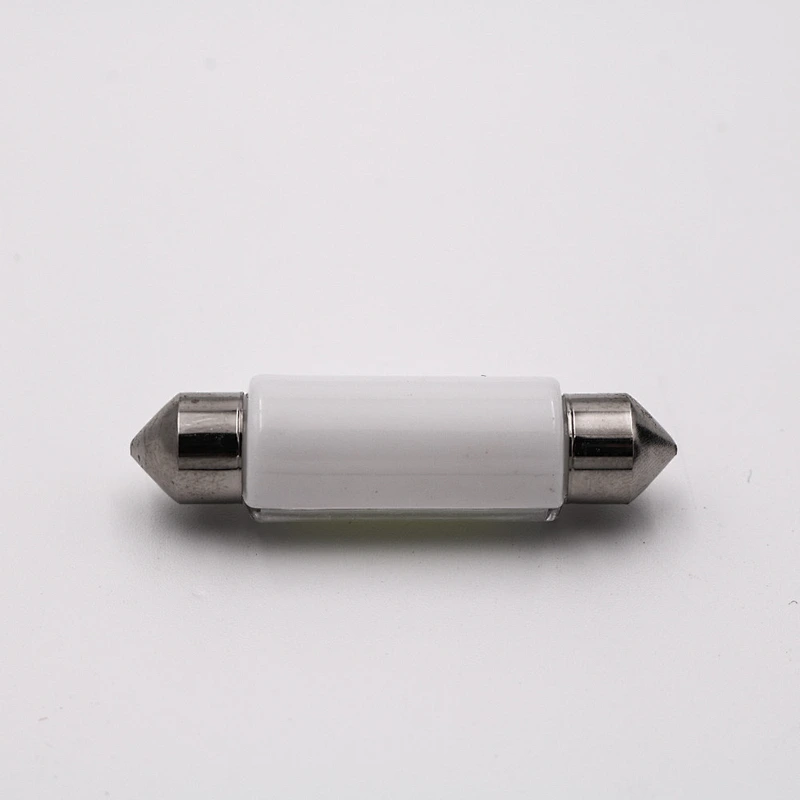 CENREE 10pcs High Quality COB led Car Festoon Lights White 12V Headlight