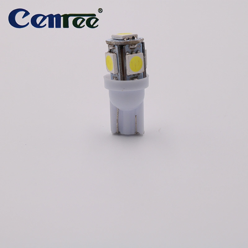 CENREE T10 1W 5SMD 5050 12v LED Light Bulb White for Car/Motor Interior Dome Parking Side Dashboard License Number