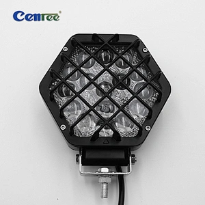CENREE 48w With Net Black/Red Outdoors Camping Emergency Light for Truck Pickup Jeep SUV ATV UTVLED