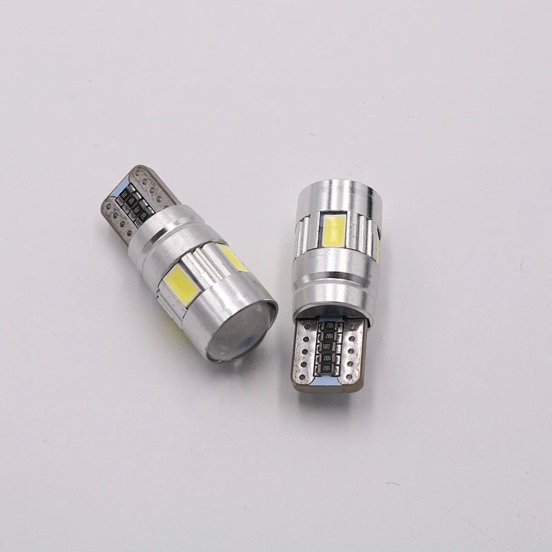 CENREE 10pcs 5630 6 LED Car Tail Bulb Headlight auto Daytime Running Light white 12V Headlight
