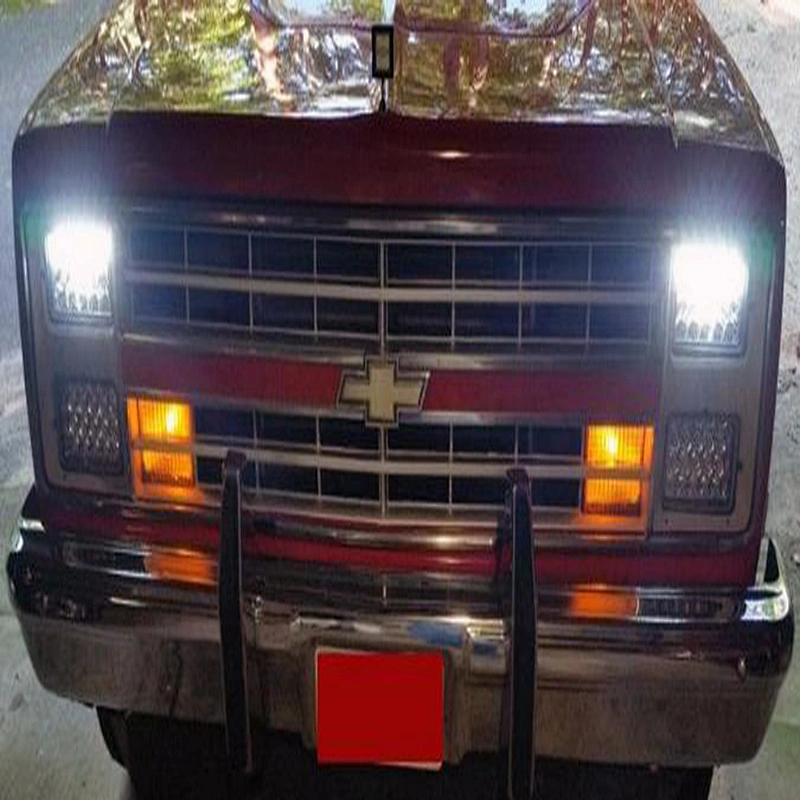 CENREE Car Headlights Driving Fog Lights LED Headlights for Jeep Truck Van Camper SUV ATV Motorcyclec 45W LED