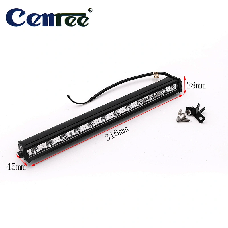 CENREE LED 36W越野点光束驱动单排灯杆，适用于SUV，卡车等各种车辆