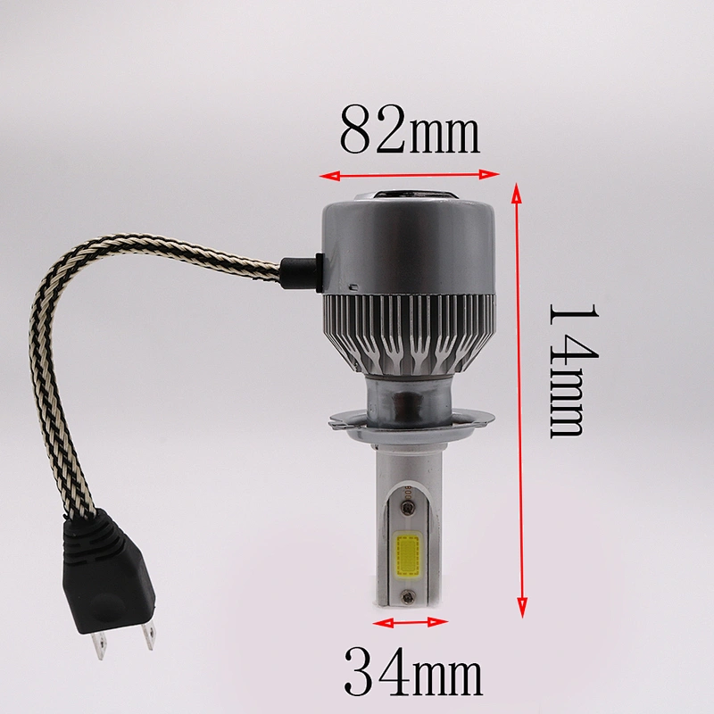 CENREE 1件LED汽车前灯3800lm 36W灯泡H7替换汽车前照灯汽车LED灯雾灯6500K