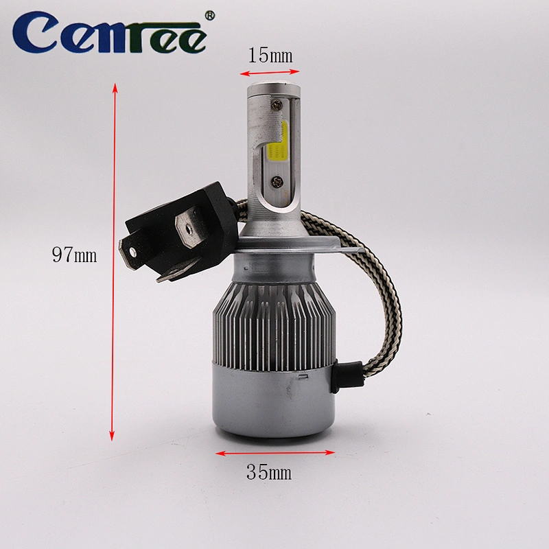 CENREE 3800 Lumens Extremely Bright CREE Chipsets H4 LED Fog Light Bulbs for DRL or Fog Lights,White (H4)