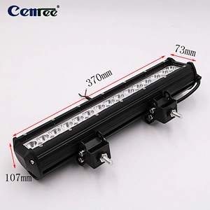 CENREE 1pcs 6000K Light Bar 90W IP67 7650LM Work Light Lamp LED Bar Spot LED Beams for Motorcycle Tractor Boat Off Road 4WD 4x4