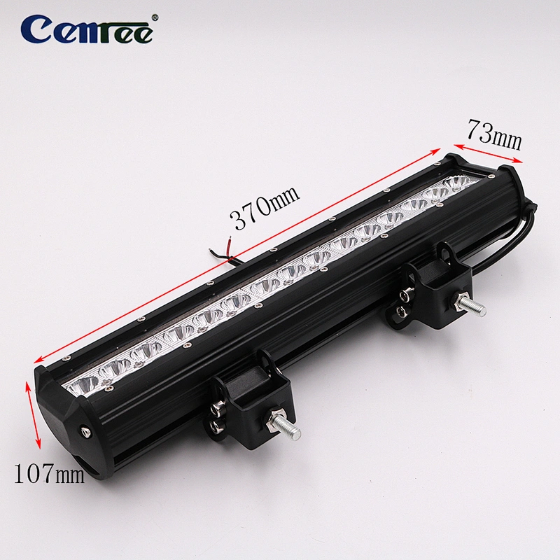CENREE 1pcs 6000K Light Bar 90W IP67 7650LM Work Light Lamp LED Bar Spot LED Beams for Motorcycle Tractor Boat Off Road 4WD 4x4