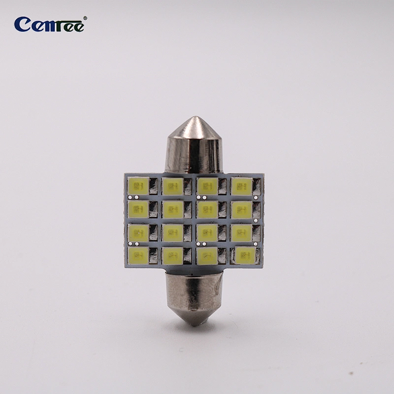 CENREE 2835 6000K White 32mm 21mm LED Bulbs for Map Trunk Cargo Area Lights 12V Lamps
