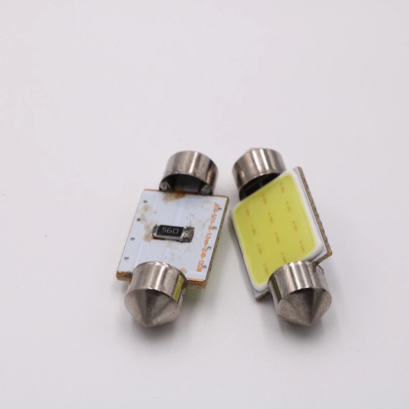 CENREE 10PCS super bright 35mm festoon cob 12 led car interior reading bulb auto 12V Headlight