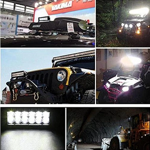 CENREE 36W 1500LM双排LED灯条，越野灯条射灯用于悍马卡车吉普ATV UTV牧马人SUV
