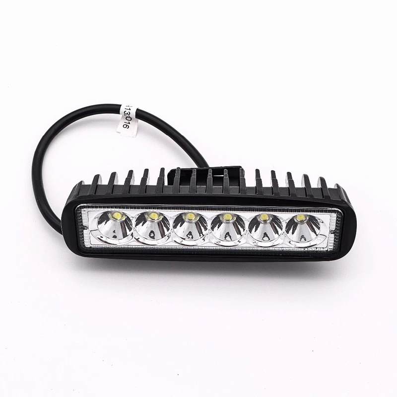 CENREE LED Light Bar 18W Spot Work Light 9-30V 6000K 1300LM Waterproof for ATV, Jeep, Boat, Suv, Truck,Car,Atvs,Black