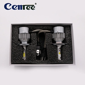 CENREE 3800流明非常明亮的CREE芯片组H4 LED防雾灯用于DRL或雾灯，白色（H4）