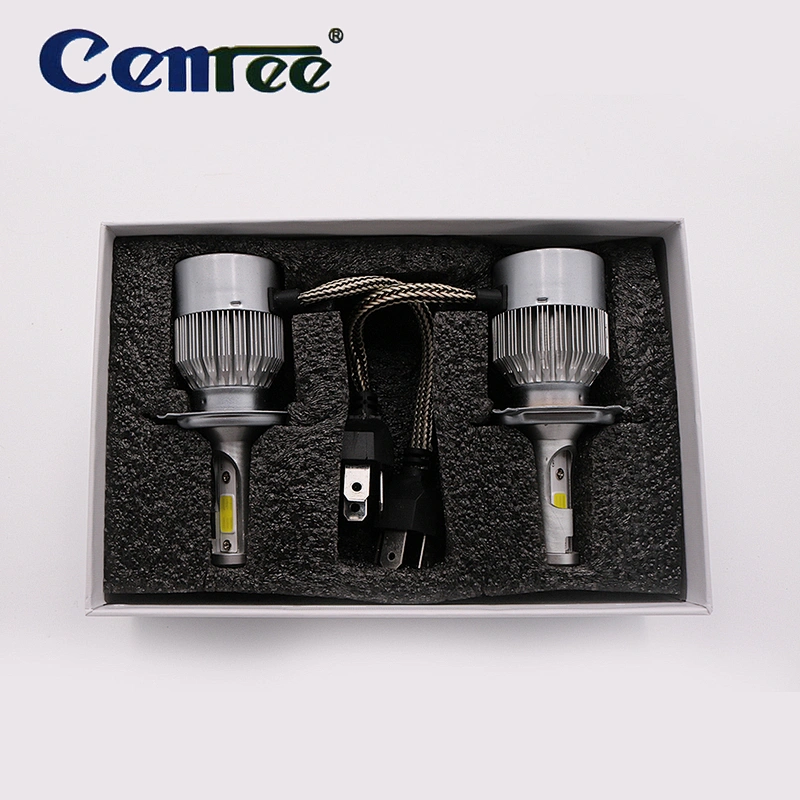 CENREE 3800 Lumens Extremely Bright CREE Chipsets H4 LED Fog Light Bulbs for DRL or Fog Lights,White (H4)
