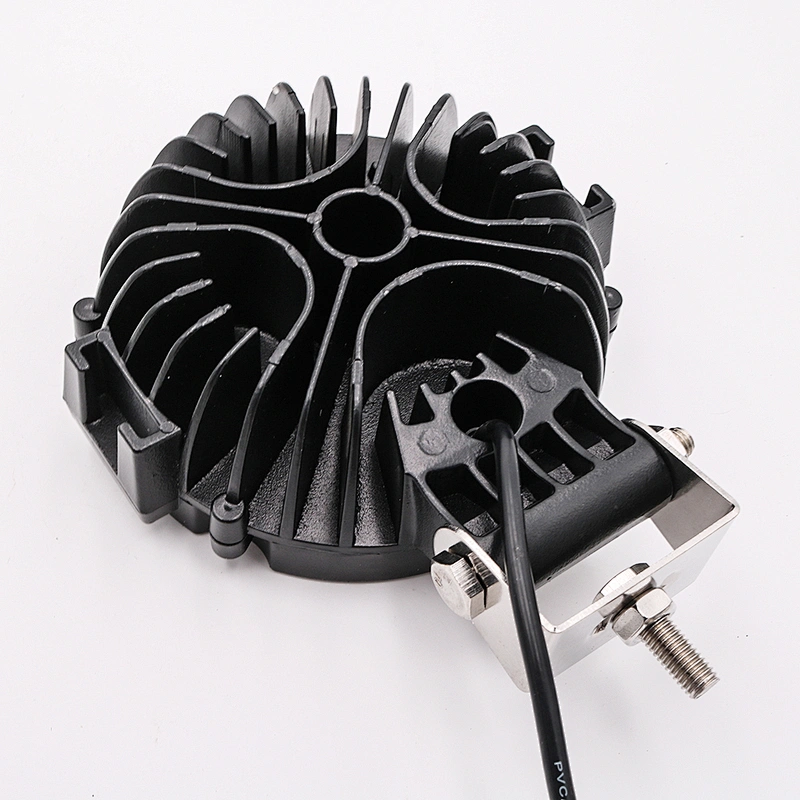CENREE 1Pcs 51W 3660LM 9-30V IP67 6000K Black/Red Spot LED Work light for Off Road ATV Motorcycle Car Truck