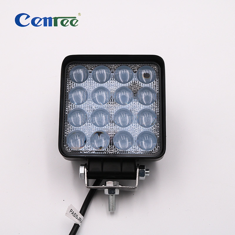 CENREE 1pcs 48W 1900LM IP67 6000K LED条形LED工作灯条LED汽车Foglight用于越野ATV拖拉机Tra