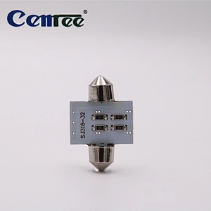 CENREE 2835 6000K White 32mm 21mm LED Bulbs for Map Trunk Cargo Area Lights 12V Lamps