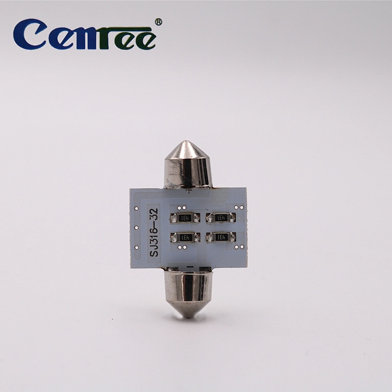 CENREE 2835 6000K White 32mm 21mm LED Bulbs for Map Trunk Cargo Area Lights 12V Lamps