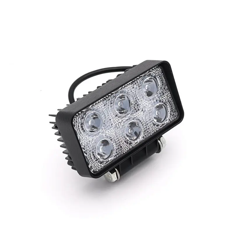 CENREE 1Pcs 18W 1300LM 9-30V IP67 6000K Spot LED Beams Worklight for Off Road ATV Motorcycle Car Truck LED Light
