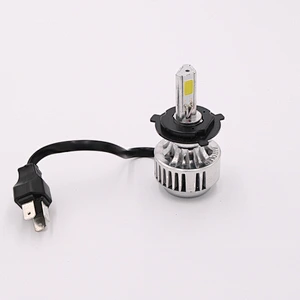 CENREE 1件LED汽车前灯3800lm 36W灯泡H4替换汽车前照灯6500K汽车灯雾灯