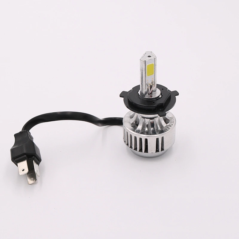 CENREE 1件LED汽车前灯3800lm 36W灯泡H4替换汽车前照灯6500K汽车灯雾灯