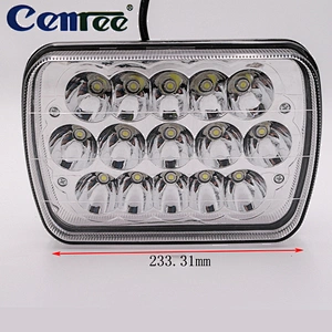 CENREE Car Headlights Driving Fog Lights LED Headlights for Jeep Truck Van Camper SUV ATV Motorcyclec 45W LED