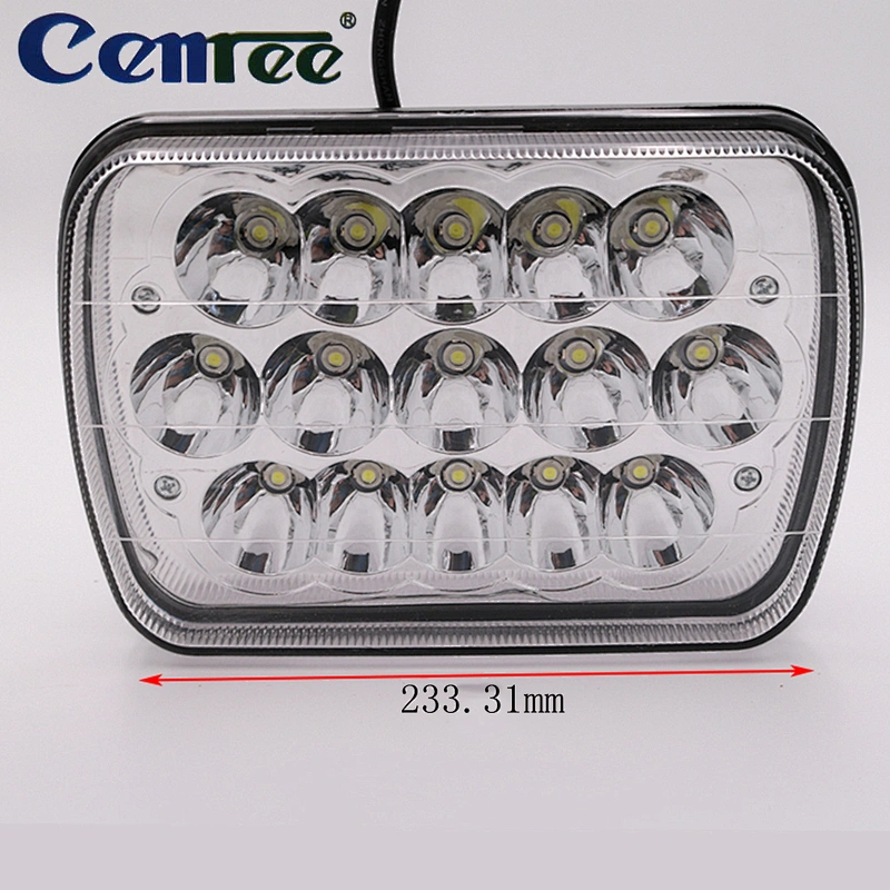 CENREE Car Headlights Driving Fog Lights LED Headlights for Jeep Truck Van Camper SUV ATV Motorcyclec 45W LED