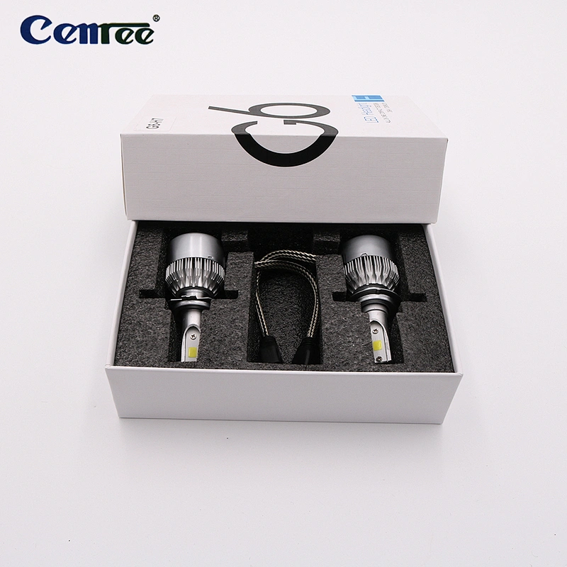 CENREE H7 LED Headlight 36W 3800LM CENREE Chips Car LED Headlight Lamp Kit Hi/Lo Beam Bulb 6500K 12V