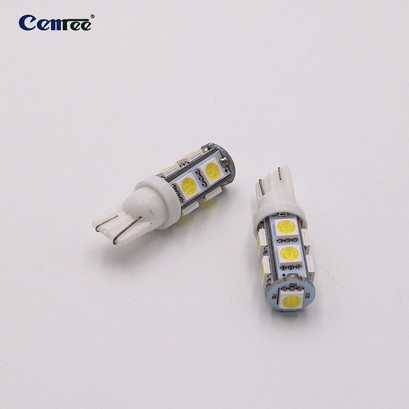 CENREE T10 Super Bright White LED Bulbs for Replacement Light Car Back up Parking Tail Light 9-SMD 5050 6000K 12V