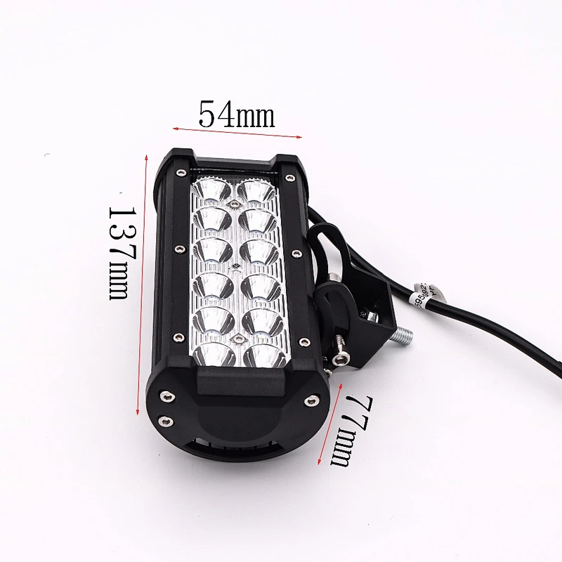 CENREE 1PCS 9-30V 36W IP67 Waterproof Led Beams for Tractor Boat OffRoad 4WD 4x4 Truck SUV ATV Flood Light LED Work Light Bar