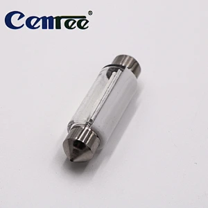 CENREE 10pcs High Quality COB led Car Festoon Lights White 12V Headlight