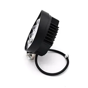 CENREE 1pcs 27W 1080LM IP67 6000K Round Motorcycle Lamps Spot LED Work Light Bar LED Car Foglight for Off Road ATV LED light