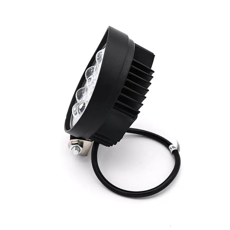 CENREE 1pcs 27W 1080LM IP67 6000K Round Motorcycle Lamps Spot LED Work Light Bar LED Car Foglight for Off Road ATV LED light